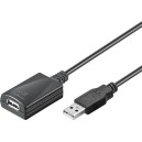 KAB-USB20AM-AZ-5 - Kabli USB 2.0 produžni Muško / Ženski 5 metara sa pojačavačem (max. do 5 x 5 metara)